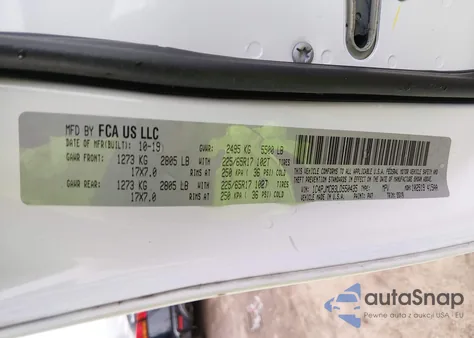 2020 Jeep Cherokee Latitude 4X4 from USA, damaged, VIN 1C4PJMCB3LD550435